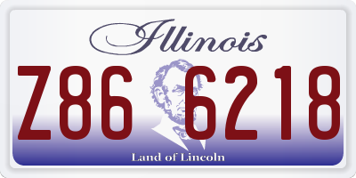 IL license plate Z866218
