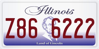 IL license plate Z866222
