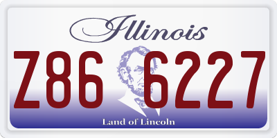 IL license plate Z866227