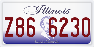 IL license plate Z866230