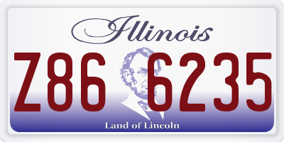 IL license plate Z866235