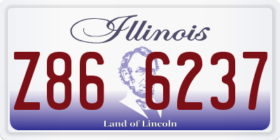 IL license plate Z866237