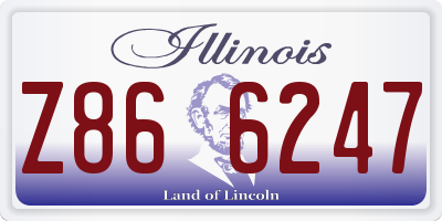 IL license plate Z866247