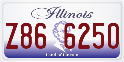 IL license plate Z866250
