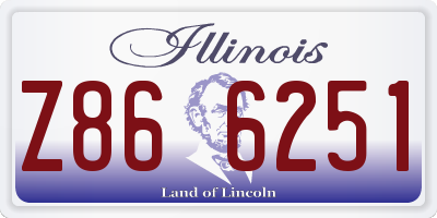 IL license plate Z866251