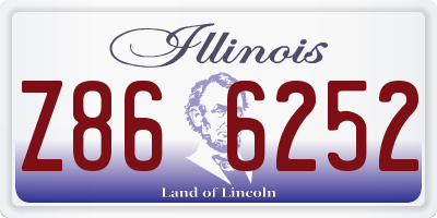 IL license plate Z866252