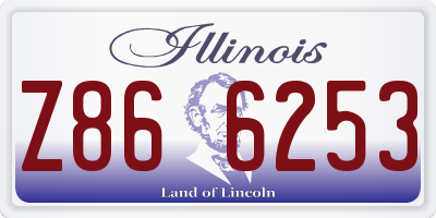IL license plate Z866253