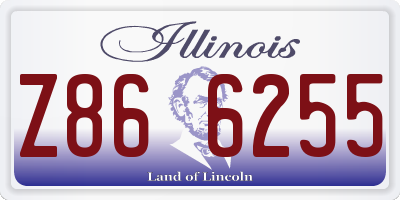 IL license plate Z866255