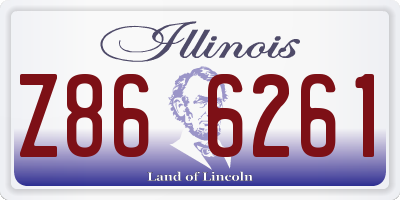 IL license plate Z866261