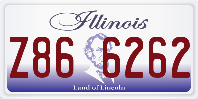 IL license plate Z866262