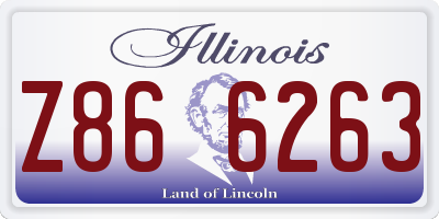 IL license plate Z866263