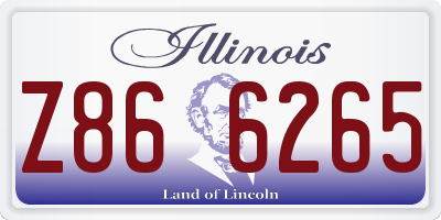 IL license plate Z866265