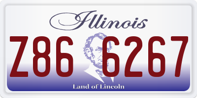 IL license plate Z866267