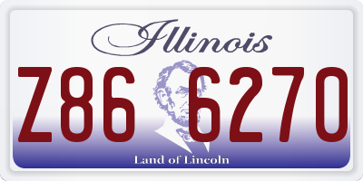 IL license plate Z866270