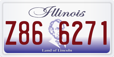 IL license plate Z866271