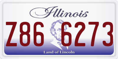 IL license plate Z866273