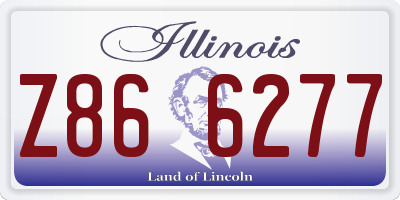 IL license plate Z866277