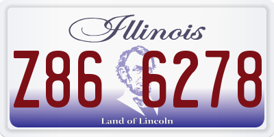 IL license plate Z866278
