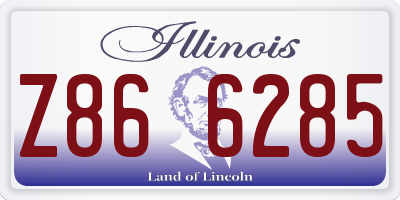 IL license plate Z866285
