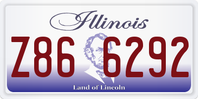 IL license plate Z866292