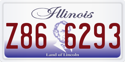 IL license plate Z866293