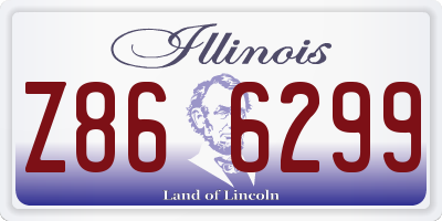 IL license plate Z866299