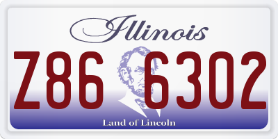 IL license plate Z866302