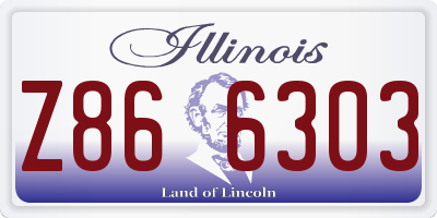 IL license plate Z866303