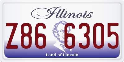 IL license plate Z866305