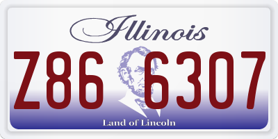 IL license plate Z866307