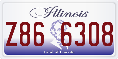 IL license plate Z866308
