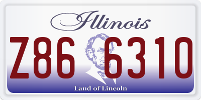 IL license plate Z866310