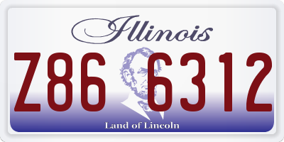 IL license plate Z866312