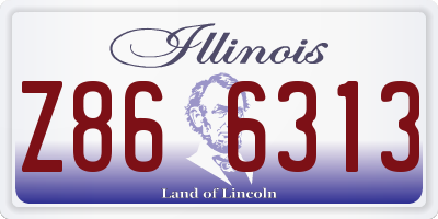 IL license plate Z866313