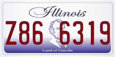 IL license plate Z866319