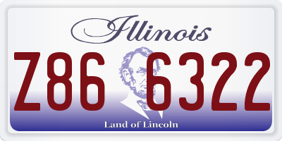 IL license plate Z866322