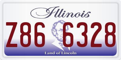 IL license plate Z866328