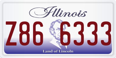 IL license plate Z866333