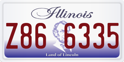 IL license plate Z866335