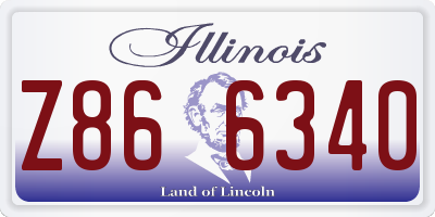 IL license plate Z866340