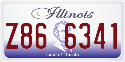 IL license plate Z866341