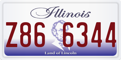 IL license plate Z866344