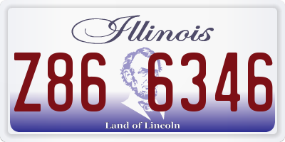 IL license plate Z866346