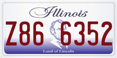 IL license plate Z866352