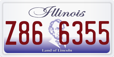 IL license plate Z866355