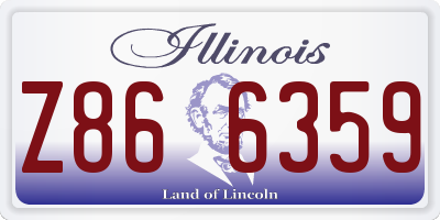 IL license plate Z866359