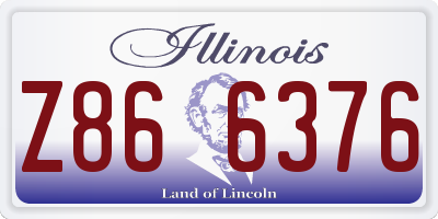 IL license plate Z866376