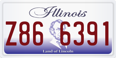 IL license plate Z866391