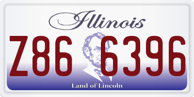 IL license plate Z866396