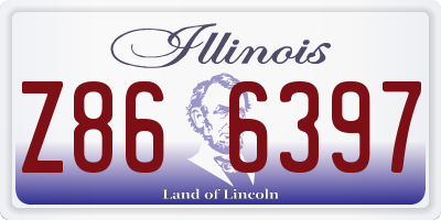 IL license plate Z866397